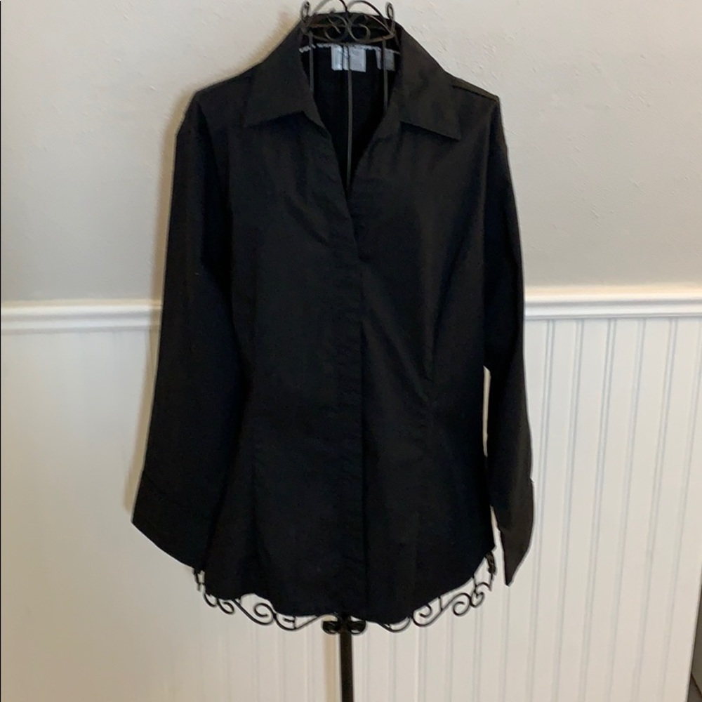 ♥️ Riders by Lee Black Button-down Shirt Women’s L